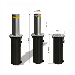 Bolardo Hidráulico Automático de Acero Inoxidable para Sistemas de Estacionamiento, Flexible y Elevable - Product Image 3
