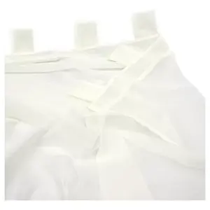 White Voile <b>Curtains</b> 2.30m Translucent <b>Long</b> Modern Minimalist Style With <b>Curtain</b> Hook - Product Image 3