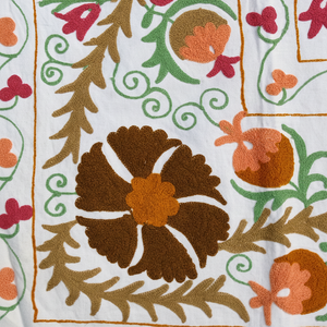 อุซเบกSuzaniเตียงกระจายโซฟาปรับแต่งตกแต่งบ้านผ้าปูที่นอนผ้าฝ้ายผ้าคลุมเตียงผ้าคลุมเตียงขายส่งขนาดเครื่องนอน - Product Image 1