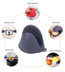 Guantes de Silicona para Horno con Logotipo Personalizado, Resistentes al Calor, Antideslizantes, para Barbacoa, Repostería, Accesorios de Cocina, OEM, ODM - Product Image 4