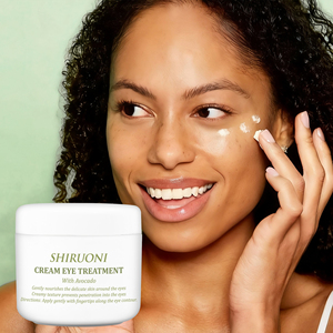 Crema de Ojos de aguacate orgánica vegana personalizada brillo ajuste suaviza las líneas finas hidratante antiarrugas reafirmante instantáneo - Product Image 5
