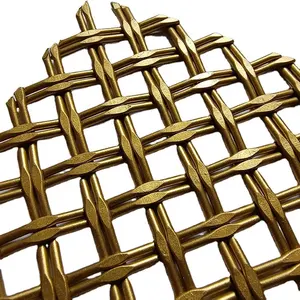 brass decorative wire mesh for cabinets gold color decorative wire mesh decorative galvanize wire mesh panel