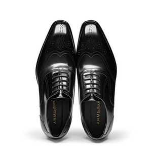 Chaussures à lacets en cuir véritable de haute qualité, teintes à la main, finition brossée, brillance naturelle, confortables, légères et respirantes, pour l'automne et le bureau - Product Image 3