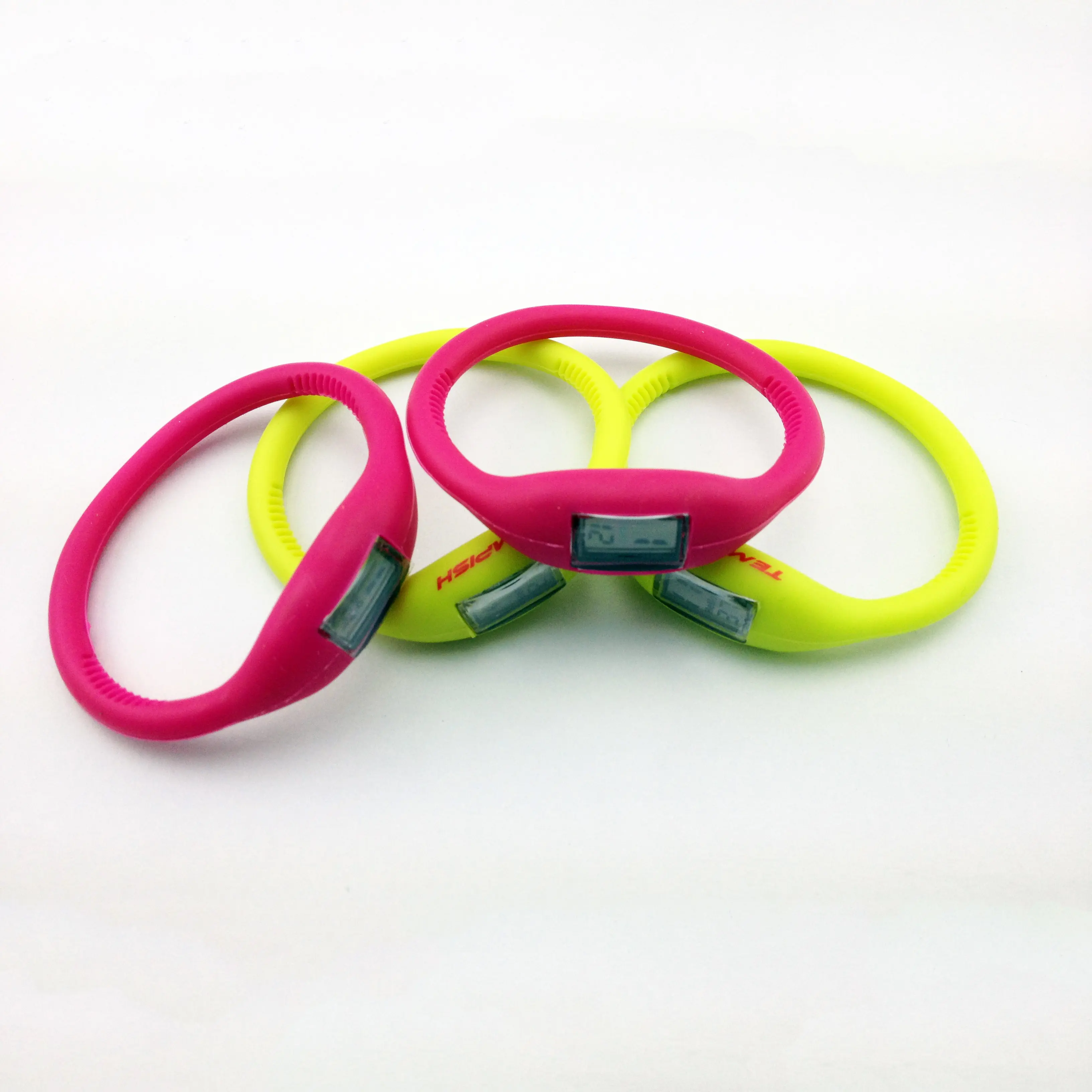 Factory Price Silicone Rubber Jelly Negative Silicone ion Sports Bracelet Wrist Watch for Kids