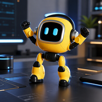 Robot interactif intelligent, jouet robot à commande vocale IA, 37 langues, éducatif, parlant, WiFi, rechargeable, cadeau pour enfants