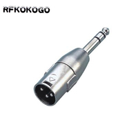 XLR 3 broches mâle femelle vers 6.35MM mâle femelle Mono stéréo prise adaptateur convertisseur connecteur