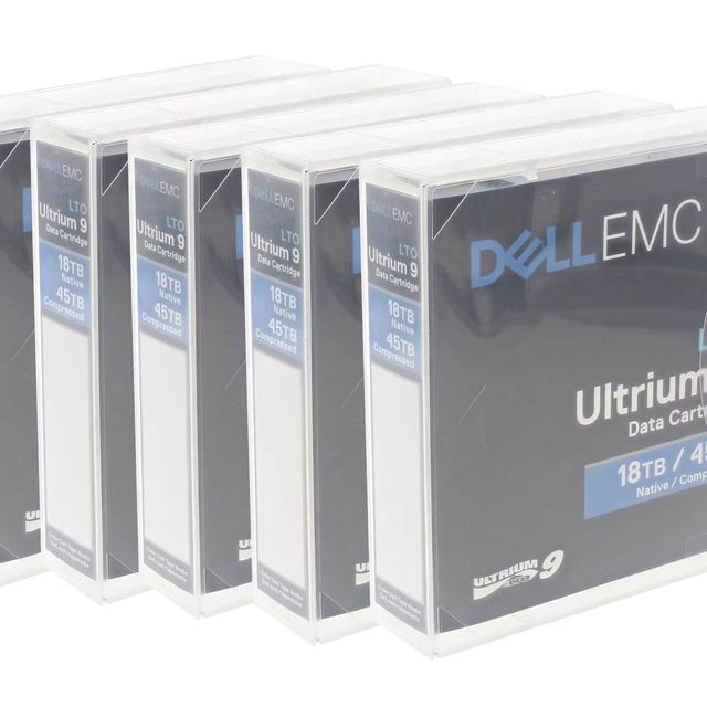 Original Factory for De Ll Emc PowerVault LTO-9 Ultrium 9 External Tape Backup up to 18TB/45t Native Compressed Worm Cartridge