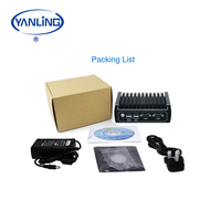 Yanling N13L2 8th Generation Core Mini computadora de Control Industrial Dual Network Fanless Linux Downloader Small Mini PC para quiosco