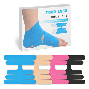 Nefes Alabilen Elastik Önceden Kesilmiş Pamuklu Kinesyoloji Bandı, Ligament ve Kas Maraton Kullanımı İçin - Product Image 3