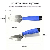 Spatule à plâtre de haute qualité pour la pose de briques et le plâtrage, design antidérapant