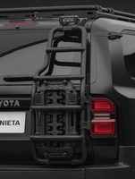 Kit d'échelle arrière en alliage d'aluminium URNIETA pour Toyota Prado LC250 - Accessoire de modification tout-terrain pour terrain accidenté 2023+