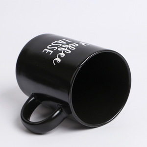 Taza de cerámica con estampado de letras, gran capacidad para café, agua, leche, desayuno, uso doméstico - Product Image 4