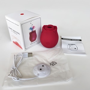 Vibrador de Rosa al por Mayor, Vibrador Sexual con Succión para Clítoris y Pezones, Masajeador Personal, Juguete Sexual para Adultos - Product Image 5