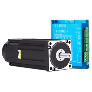 Motor Paso a Paso de Bucle Cerrado Nema 34 <span class=keywords><strong>86HB250</strong></span>-118B de 8.5N.m con Codificador y Controlador HB860H para Máquinas Industriales - Product Image 1