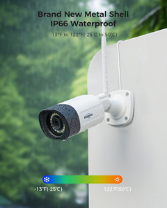 Système de caméra CCTV sans fil Hiseeu 5MP, audio bidirectionnel, sécurité extérieure IP, 8 canaux, kit de système de caméra Wifi WK-8HB315 - Product Image 2