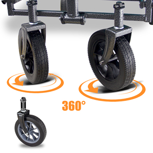 Folding Wagon <strong>Cart</strong> Portable Beach Wagon Heavy Duty Utility Collapsible Wagon <strong>Outdoor</strong> <strong>Garden</strong> <strong>Cart</strong> for Camping - Product Image 5