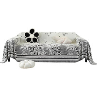 Housse de canapé en chenille de style européen moderne, lavable, épaissie, anti-griffures pour chats, teinte unie, lavage en machine, toutes saisons, Dazhou