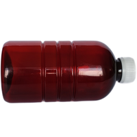Flacon en PET de 500 ml pour sirop médicinal oral de haute qualité