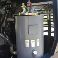 Compresseurs d'air portables diesel à vis haute pression 450 CFM 145 psi 12,5 m/min 118 kW avec moteur Yuchai pour l'exploitation minière et le forage 10 bars