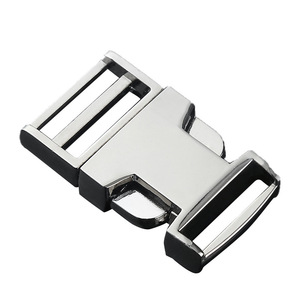 Boucle à double ardillon en alliage argenté 15 mm pour ceinture, sac à dos, accessoire de quincaillerie - Product Image 4