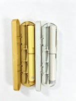Étui de rangement pour stylo injecteur en plastique rigide de haute qualité, logo imprimé sur mesure, emballage personnalisé