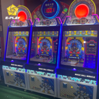 Eplay Machine à pousser les pièces de monnaie en usine Jeu d'arcade 3 Pcs Set Coin-Operated Flippers Arcade Redemption Machine