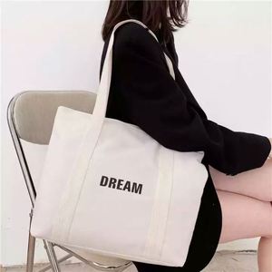 Custom Outdoor Fashion Beach Tote Bag Medium <b>Canvas</b> Full Color Handled with Shoulder Closure Custom Logo - Product Image 1