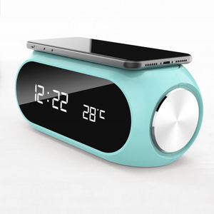 Universal LED Digital alarma Polla QI inalámbrica rápida Wobile cargador de teléfono - Product Image 2