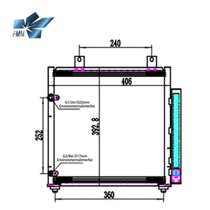 Condensador Automotriz al por Mayor de Fábrica para Mitsubishi Mirage G4 2017 7812A339 - Product Image 6