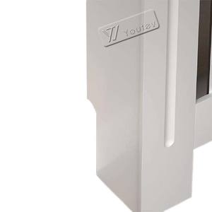 Cubierta de radiador de madera blanca, mueble moderno para sala de estar - Product Image 4