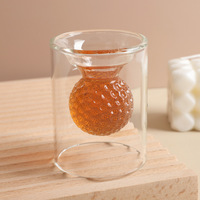 Verre à whisky de voyage au design minimaliste en verre borosilicate à double paroi unique