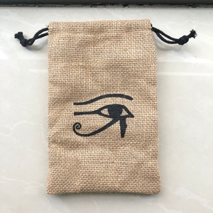 小抽绳礼品 Hessian 袋 - Product Image 3