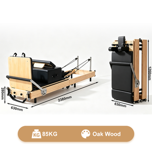 Appareil de <span class=keywords><strong>Pilates</strong></span> Reformer Professionnel Commercial Pliant en Bois pour Studio - Product Image 2