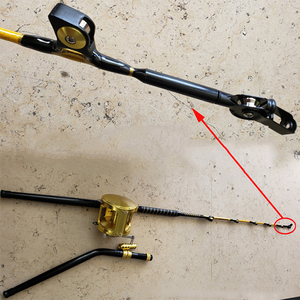 Caña de Pescar de Alta Calidad Topline de 2/2.1 m, 80-100 LB, Súper Resistente, de Carbono, para Pesca de Arrastre en Alta Mar, Curva/Recta, para Acción Lenta - Product Image 5