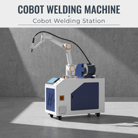 Robot collaboratif de soudage MIG, un opérateur, plusieurs cobots, production continue 24h/24, 7j/7, efficacité de soudage par cobot 5 à 10 fois supérieure