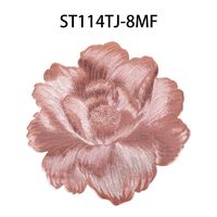 Napperons de table octogonaux de luxe de style européen, 38 cm, 5 mm d'épaisseur, en plastique/doré, motif feuille de Ginkgo, pour mariage, événement, café, cuisine
