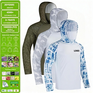 Camisa de Pesca Personalizada para Hombre <span class=keywords><strong>con</strong></span> Protección UPF 50, Secado Rápido, Manga Larga, Transpirable y <span class=keywords><strong>con</strong></span> Mascarilla de Malla - Product Image 1