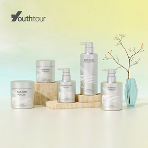 Emballage de soins de la peau de luxe YTI, pot en PP à double paroi de 250 g et 450 g pour cosmétiques, beurre corporel, masque capillaire, lotion corporelle avec couvercle à vis - Product Image 3
