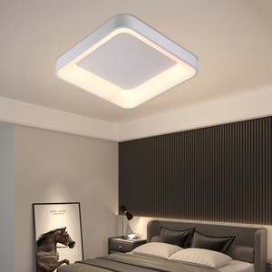 Ahorro de energía Decoración cuadrada moderna Montaje empotrado Sala de estar Control remoto 32W Acrílico Smart Home Led Luz de techo - Product Image 1