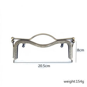 20/27cm fai da te accessori per borse fatte a mano in metallo goffrato manici per borsa - Product Image 3