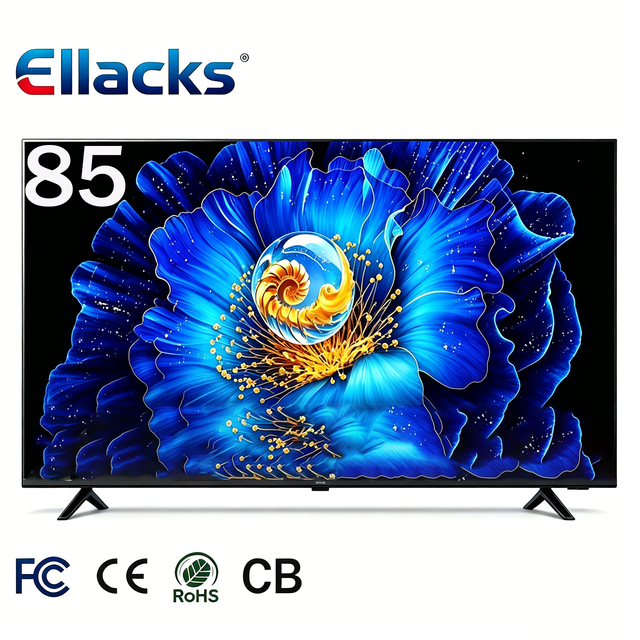 Factory Customizable OEM Android Google 4K UHD 85 Inch LED Smart TV with WIFI Home Entertainment