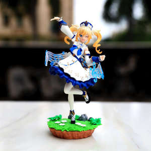 3 Styles 20CM Lumine Aether Barbara Traveler Jeu Vidéo Cos PVC Anime Figure Collect Play - Product Image 2
