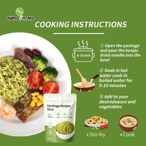 Ketoslimmo Riz de Konjac <span class=keywords><strong>Moringa</strong></span> Sec Sans Sucre, Alimentation Saine <span class=keywords><strong>pour</strong></span> Diabétiques, Origine Thaïlande - Product Image 4