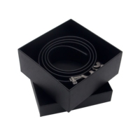 Boîte carrée pliable de luxe personnalisée avec fermeture magnétique, écologique et réutilisable, pour emballage de cravates, montres et ceintures – Vente en gros