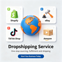 Agent de dropshipping mondial, sourcing en Chine, entrepôt de stockage, livraison rapide, service de dropshipping complet