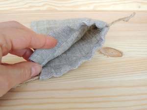 ถุงผ้าลินินคุณภาพสูงแบบมีเชือกสำหรับใส่เครื่องครัว - Product Image 6