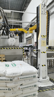 Machine de déballage, déchargeur de sacs robotisé, ouvre-sacs automatique, 25-100 kg/sac, 80-120 sacs/h