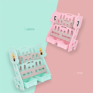 Étagère à livres colorée pour enfants, pliable, pour l'étude, maternelle, avec tiroirs, prix d'usine - Product Image 2