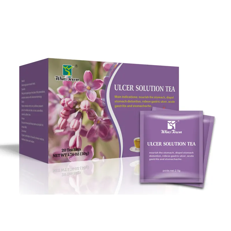 Geschwürlösung-Tee kräuterpflege organische natürliche Entgiftung gesundheits-Supplement Großhandel Schönheit Darm-Saufe Magen Teeblätter