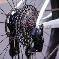 Vélo de montagne à suspension intégrale en fibre de carbone, 1x12 vitesses, transmission électronique AXS, fourche SID 110 mm de débattement, vélo de course XC 29 pouces